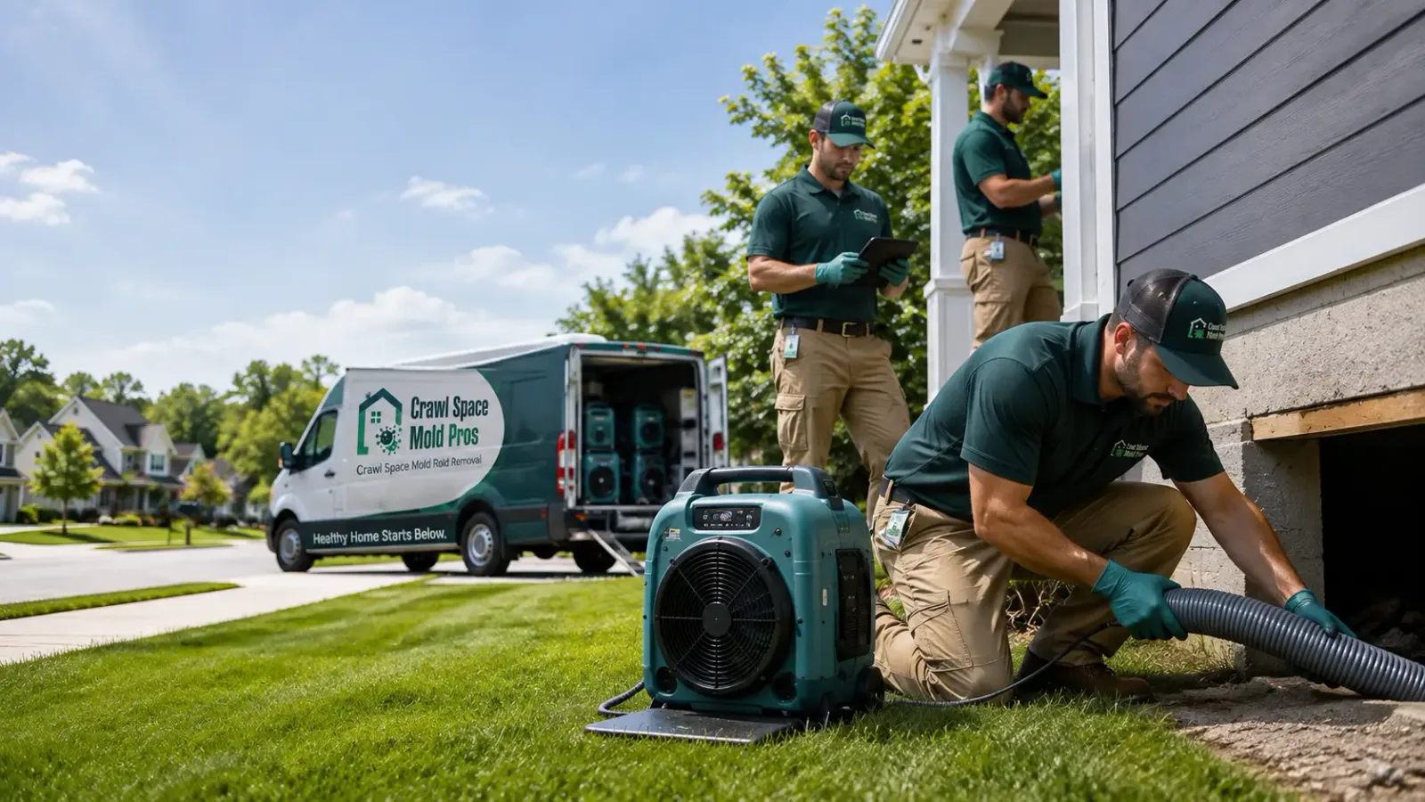 Crawl Space Mold Removal in Chippewa Lake, MI